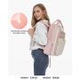 15.6 17 Inch Laptop Backpack with USB Port for Woman  Lightweight Casual Daypacks Travel Work Business College womens backpacks