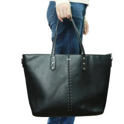 Faux Leather Tote Shoulder Bag Travel Bag fits to Laptop for Women Extra Large Work Tote Bag