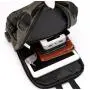 Nylon Cloth  Hiking Waist Bag Fanny Pack with Water Bottle Holder for Men Pouch Hip Bum Bag Chest Sling Bag