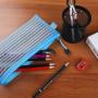 Gelory Zipper Mesh Pouch Pencil Pouch Zipper File Bags Multipurpose Travel Bags for Office Supplies Travel