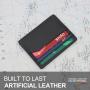 Wholesale Universal Slim Minimalist Front Pocket Wallet Rfid Blocking Credit Card Holder Leather Card Cases With Id Window