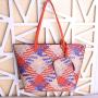 New Korean Tide Four Seasons Woven Women'S Shoulder Bag Retro Large Capacity Leisure Handbag Three-Piece Set Bag