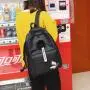 Hot selling student backpack canvas shoulder bag large capacity travel schoolbag men's and women's bags