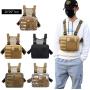 WTB039 Wholesale Outdoor Camouflage Men Tactical Vest Chest Bags Lightweight Chest Bags For Men Multifunction Sport Chest Bag