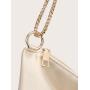 Imitate Slik Stain Underarm Square Evening Bag Party Dinner Bag Gold Chain Handbag Bridal Wedding Clutch Lady sac tendance 2024