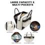LOVEVOOK new style 4pcs Custom Workout Wholesale Bag Duffel Sport Overnight travel duffle bag Weekend Fitness Bag For Men Women