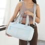 XL096 Durable Customized Logo Gym Bag Anti Water Large Capacity Sports Duffle Bag Polyester Yoga Bag Wet Dry Separation