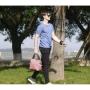 Pink Durable Nylon Lunch Bag Insulated Lunch Box Soft Cooler Cooling Tote for Adult Men Women