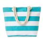 Casual Canvas Shoulder Shopper Bag Stripe Printing Beach Bags Ladies Girls Women Shopping Tote Handbag