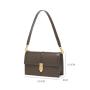 Hot selling Ladies Bags Matt Metal Lock Leather Small Handbags For Women Luxury Women's Shoulder Bags