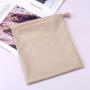Custom Emboss Printing Waterproof PU Leather Cosmetic Power Bank Storage Bag Drawstring Leather Packaging Pouch