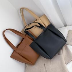 Hot Sale Woman Soft PU Leather Tote Bags Handbag Lady Autumn & Winter Fashion Large Capacity Useful Shoulder Bag