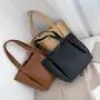 Hot Sale Woman Soft PU Leather Tote Bags Handbag Lady Autumn & Winter Fashion Large Capacity Useful Shoulder Bag