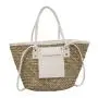 New Fashion Woven Bag Beach Travel Basket Hand bag Retro Straw Tote Bag For Women