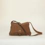 Custom Logo Leather Messenger Bag Ladies Calf Skin Leather Shoulder Bag Crossbody Bag