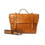 Custom  Men's classic briefcase  retro  Crazy Horse  leather men tote bag fashion Men business bag factory wholesale