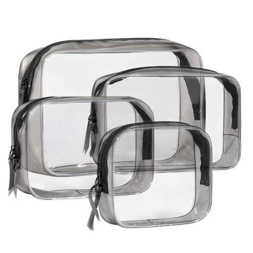 XL335 New Fashion Cosmetic Bag Korean Version Lightweight Wash Bag Wholesalers Transparent Pvc waterproof Cosmetic Bag