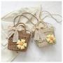 New Handmade Woven Grass Handbag Casual Shoulder Bag