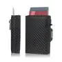 2023 customized metal card holder leather card case smart rfid aluminum card holder wallet