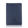 Top Quality Mini Purse Male Automatic Aluminium Rfid Card Casual Wallets Anti theft Carbon Fiber wallet with ID window