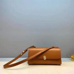 2021 Lock Mini Shoulder Bag Crossbody Elegant Female Small Underarm Bag Women Handbags Genuine Leather Axillary Bag