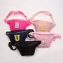 Keymay RTS 12 Colors High Quality Gold Hardware Waterproof Nylon Crossbody Chest Bag Waist Bag Sport Custom Logo Fanny Pack