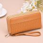 KBW268 2023 Long Wallet Women Fashion Large Capacity Money Clip Good Quality Exquisite Soft Leather Wallet Clutch Women