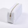 Wholesale Personalised Fabric Letter Patches Nylon Zipper Travel Toiletry Cosmetic Bags Nylon Makeup Pouch