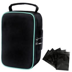 Activated Bamboo Charcoal Air Purifying carbon lining Odor remove control  smell proof bag pouch for smoking