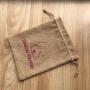 Reusable Custom Logo Burlap Hessian Jute Pet Dog Food Gift Bag Dog Food Packaging bag Burlap Hessian Jute Pet Dog Pouch