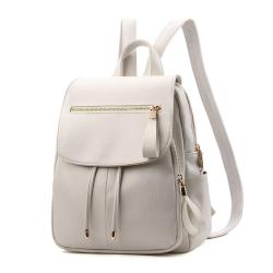 2024 New Soft Leather Fashionable and Minimalist Backpack