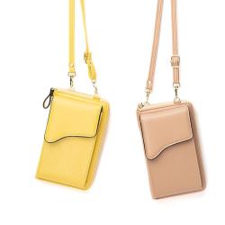 High Quality Creative single shoulder crossbody bag Large capacity women long wallet PU leather mobile phone bag 2024 carteras para mujer