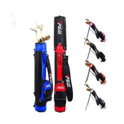 XL154 Holds 9 Golf Clubs Bag New Version Golf Standard Ball Bag Custom Logo Accepted Golf Travel Bag with Bracket