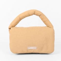 CHANGRONG Custom lightweight Nylon puffer tote bag women sotf quilted padding handbag bag custom logo