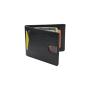 Double front pocket slim wallet men minimalist pu leather lizard pattern money clip wallet for wholesale