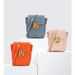 OEM/ODM Sac Femm Genuine Leather New Women Messeng Bag Small Shoulder Satchel Bags Mini Ladies Crossbody Mobile Phone Bag