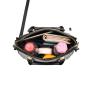 Stone Pattern PU Leather Handbag 2024 New High Capacity Casual Shoulder Bag Luxury Customs Tote Bag