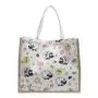 Large Capacity  Women'S New Cute Cartoon Shoulder Tote Bag Students Class Carrying Canvas Bag