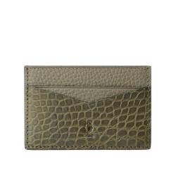OEM ODM Latest new Modern Charming Customized Luxury Genuine Alligator Crocodile Skin Leather Business Credit Card Holder Wallet