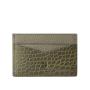 OEM ODM Latest new Modern Charming Customized Luxury Genuine Alligator Crocodile Skin Leather Business Credit Card Holder Wallet