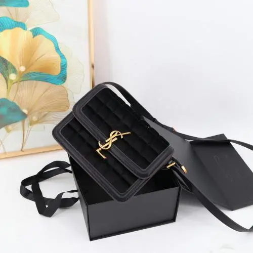 Top product fashion small square ladies bag quality crossbody bag for girls top selling super fiber leather side bag 20 cm