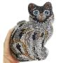 Factory Wholesale Price Rhinestone Bags Luxury Handbag Diamond Women Cat Handbags Purse Evening Crystal Bag