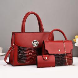 New Arrival 2024 Fashion High Quality Bags Set brand women 3 in 1 shoulder bags high quality bags Ladies luxury Women's Handbags