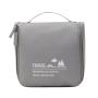 Gelory Customized Eco-friendly Zipper Washing Cosmetic Bag Waterproof Travel Hanging Toiletry Bag with hanging hook