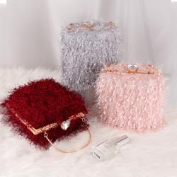 Tassels Stylish Evening Purse Clutch Bag Fashion Evening Party Handbag Fabric Designer Women Bags CY74380