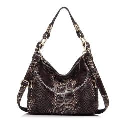 REALER 2023 PU Leather Snake Pattern Womens Shoulder Bags  Ladies Totes Hand bags women Hobos handbags