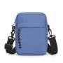 Simple solid color casual single shoulder diagonal cross bag for men
