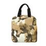 Camouflage printed cool insulated shoulder bag picnic bag lunch portable thermal bags for food fruit