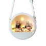 Factory Supplier Cute Ita Bag Girl School Bag Clear Window Pin Display Ita Bag Custom