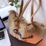 KBW473 Wholesale Women Bag New Handbag Simple Beach Travel Bag High Quality Ladies Canvas Single Shoulder Tote